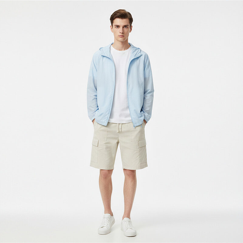 凉感泡泡皱|105g/m2锦纶弹力格子布(0.3cm*0.3cm)|瞬间凉感|吸湿快干|轻量户外服 速干衣 沙滩裤