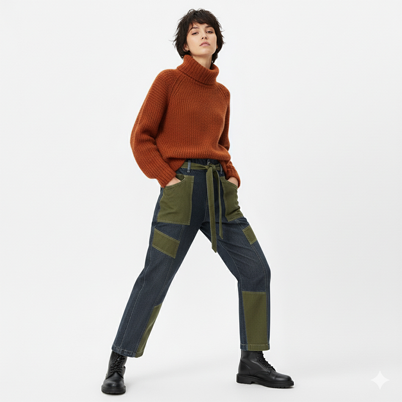 拼接风霸屏街头！全棉高密色丁，舒适又出片！