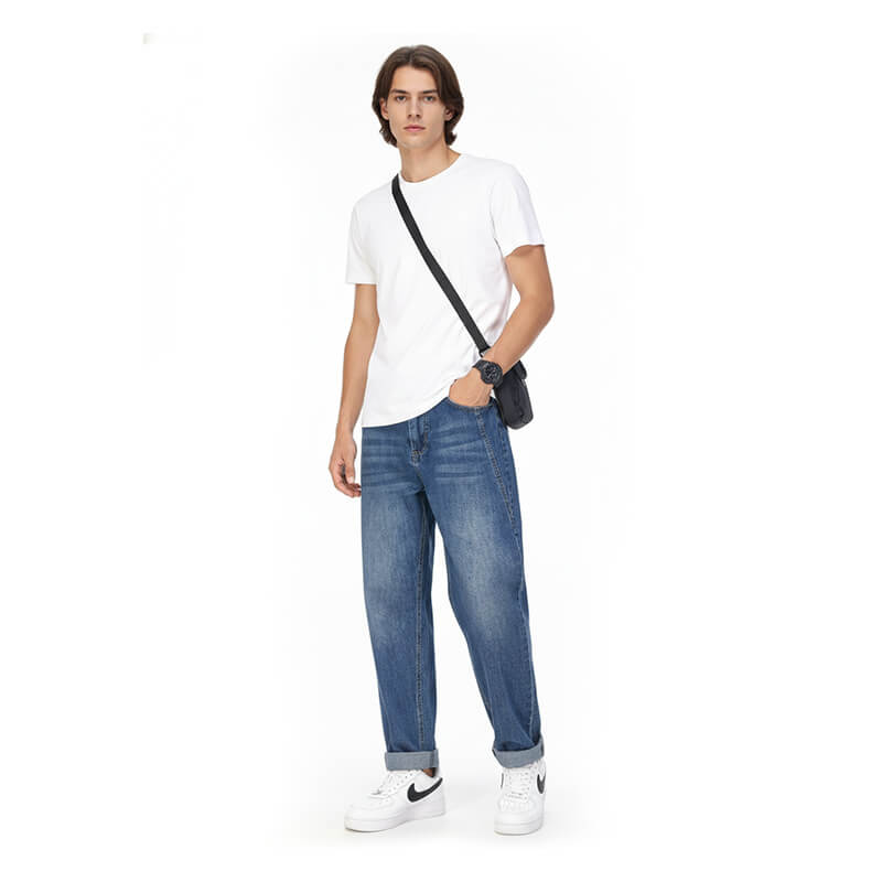 全棉赛络纺牛仔布|11.4安士(oz)纯棉宽幅斜纹牛仔|四片右斜布料|牛仔裤 牛仔裤 外套夹克面料