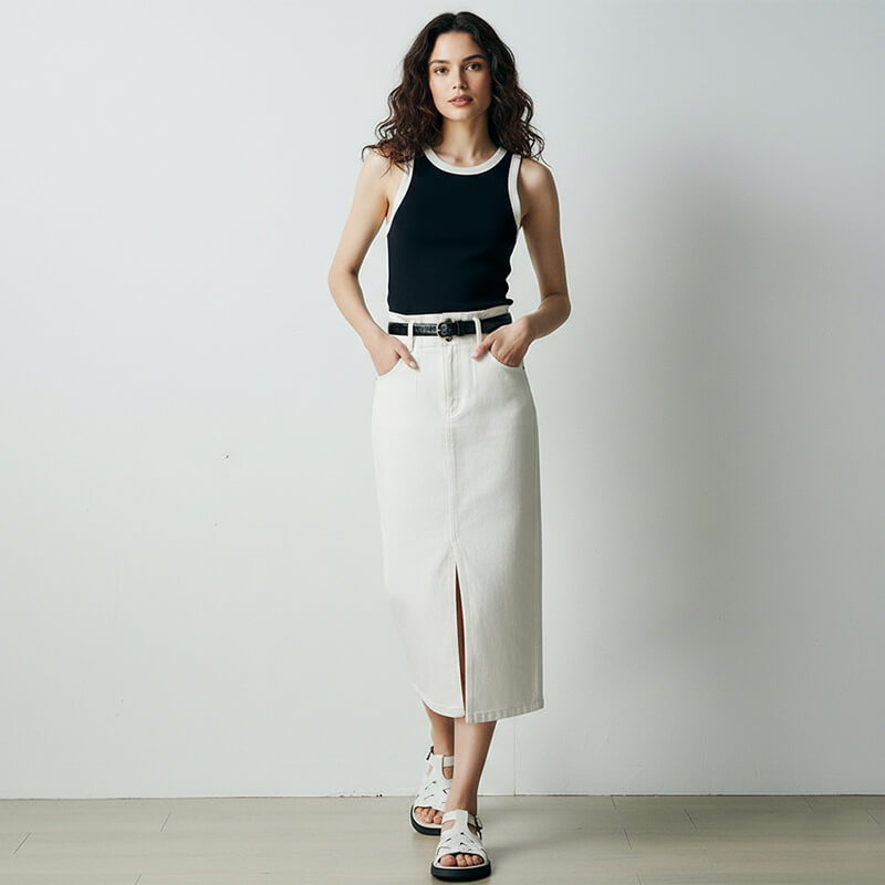 全棉半漂牛仔布|10.8安士(oz)纯棉宽幅斜纹牛仔|四片右斜|时尚白牛|牛仔衬衫 牛仔裙面料