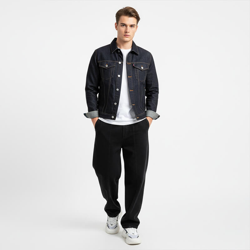 全棉直竹红边牛仔坯布|18安士(oz)染底重磅牛仔|四片右斜赤耳丹宁坯布|牛仔箱包 牛仔裤 夹克面料 全棉直竹红边牛仔坯布|18安士(oz)染底重磅牛仔|四片右斜赤耳丹宁坯布|牛仔箱包 牛仔裤 夹克面料