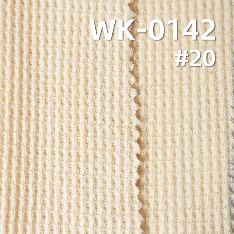 针织华夫格|230g/m2双面华夫格|涤棉TC威化格|肌理感针织布|裤子 卫衣 开衫外套面料