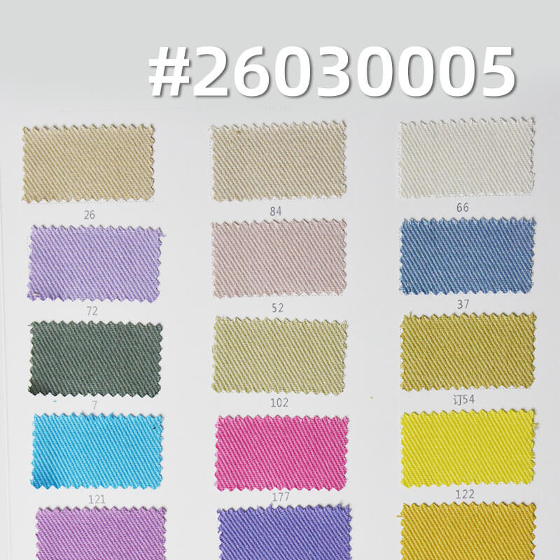 全棉纱卡|10*10加密斜纹纱卡|280g/m2纯棉砂洗面料|四片左斜|时尚工装外套 工装裤面料