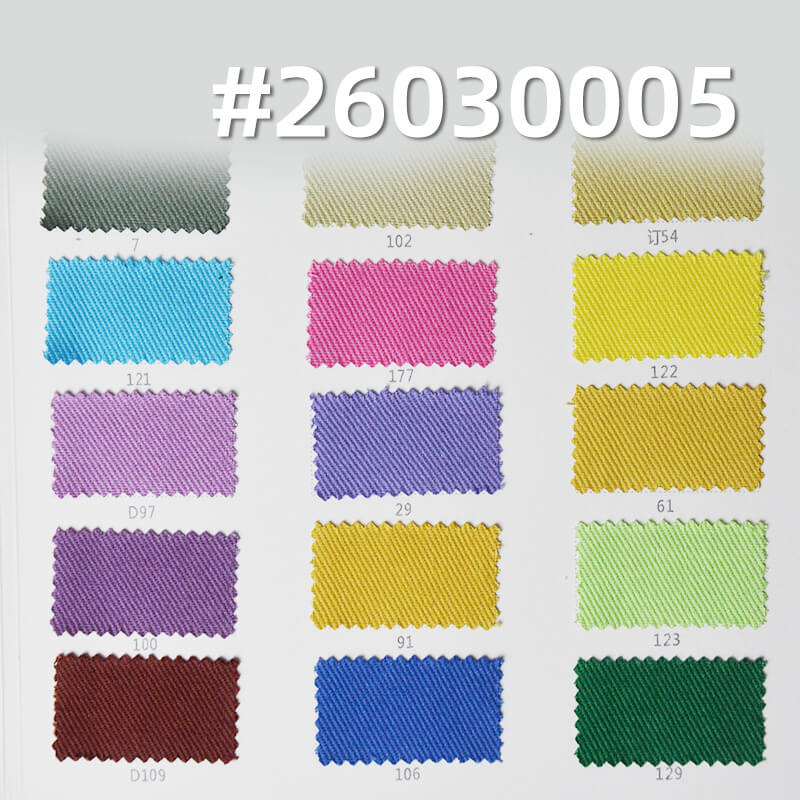 全棉纱卡|10*10加密斜纹纱卡|280g/m2纯棉砂洗面料|四片左斜|时尚工装外套 工装裤面料