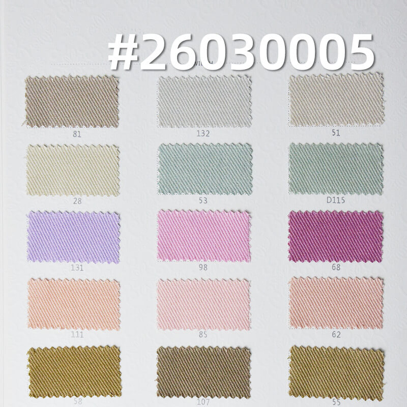 全棉纱卡|10*10加密斜纹纱卡|280g/m2纯棉砂洗面料|四片左斜|时尚工装外套 工装裤面料