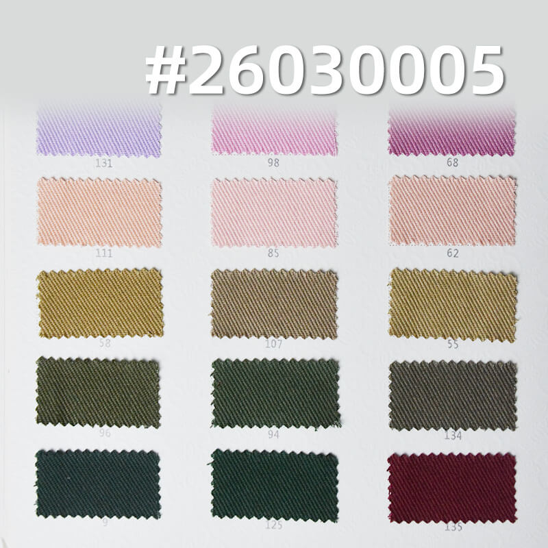 全棉纱卡|10*10加密斜纹纱卡|280g/m2纯棉砂洗面料|四片左斜|时尚工装外套 工装裤面料