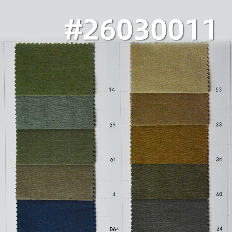 全棉精梳染色布|265g/m2特厚高密斜纹布|四片左斜|反底做面|工装外套 工装裤 裙子面料