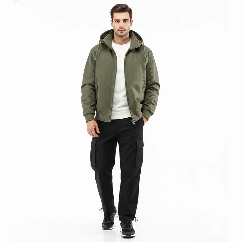 全棉精梳7*7斜纹布|370g/m2特厚砂洗棉布|四片左斜染色布|包袋 工装外套 夹克 工装裤面料