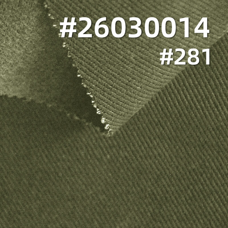 全棉加厚斜纹布|360g/m2四片左斜染色布|7*7足纱足密棉布|底抓毛|工装外套 夹克 工装裤面料