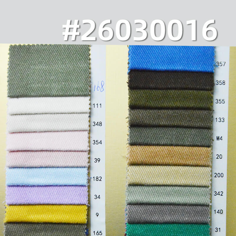 全棉7*7粗斜加密斜纹布|360g/m2四片左斜染色布|雪花绒|底抓毛|工装外套 工装裤面料