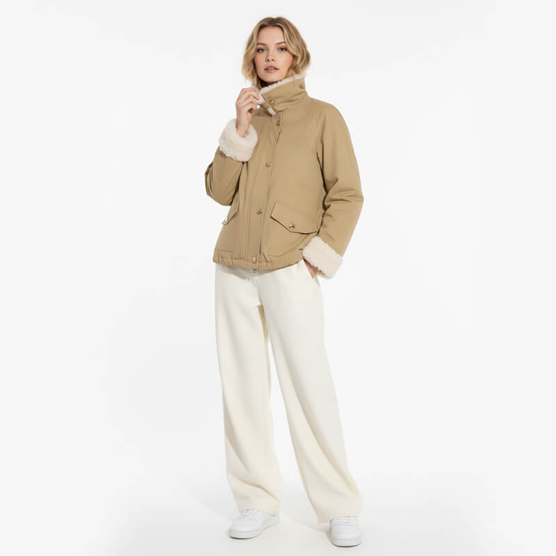 7支高弹赛络纺染色布|330g/m2棉弹力磨毛底抓毛|四片左斜|休闲外套 夹克 工装裤面料