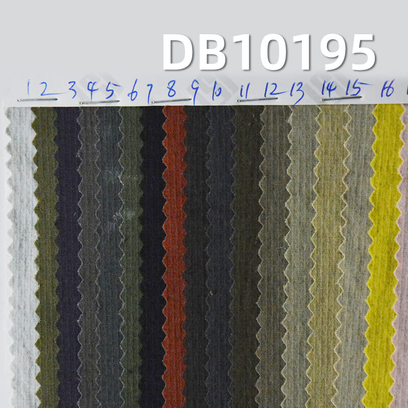 尼龍四面彈格子布|200g/m2泡泡皺雙線格染色布|格仔布|防水布料|登山服 山本褲 休閑褲面料