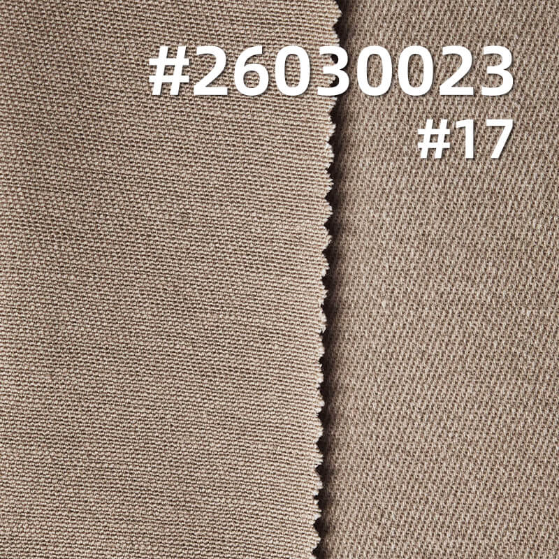 弹力雪花绒染色布|255g/m2棉弹斜纹布|21支赛络纺|四片右斜|工装外套 工装裤 裙子面料