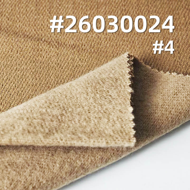 全棉加厚染色布|7支竹节斜纹纱卡|320g/m2底抓毛秋冬布料|四片右斜|工装外套 夹克 工装裤面料 全棉加厚染色布|7支竹节斜纹纱卡|320g/m2底抓毛秋冬布料|四片右斜|工装外套 夹克 工装裤面料