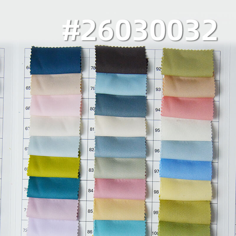 超柔华尔缎|180g/m2涤纶弹力阳离子色丁布|缎面女装 连衣裙 衬衫 汉服 礼服面料