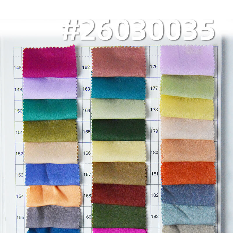 涤纶消光缎|醋酸绒|140g/m2绒感缎面色丁布|女装衬衫 裙子 礼服 汉服面料