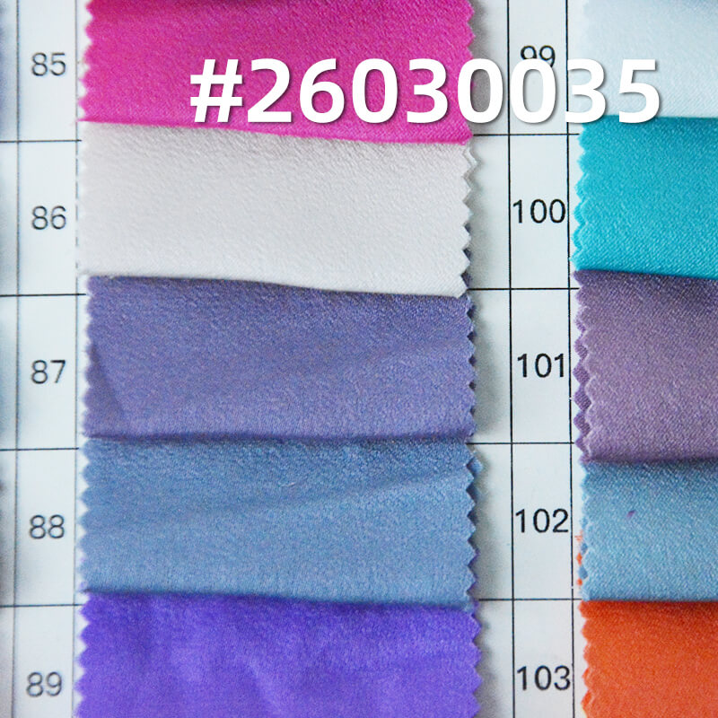 涤纶消光缎|醋酸绒|140g/m2绒感缎面色丁布|女装衬衫 裙子 礼服 汉服面料