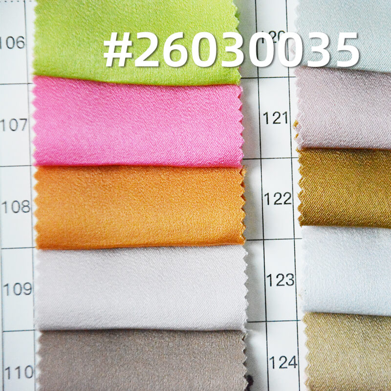 涤纶消光缎|醋酸绒|140g/m2绒感缎面色丁布|女装衬衫 裙子 礼服 汉服面料