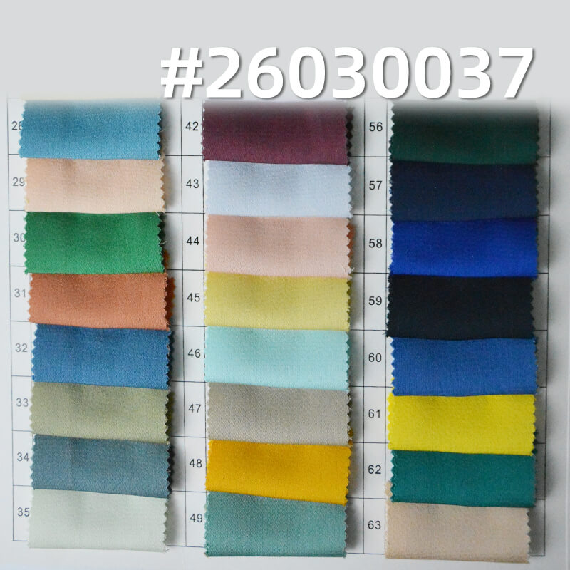 醋酸单面麻|145g/m2全涤色丁布|醋酸缎面布|女装衬衫 裙子 礼服面料