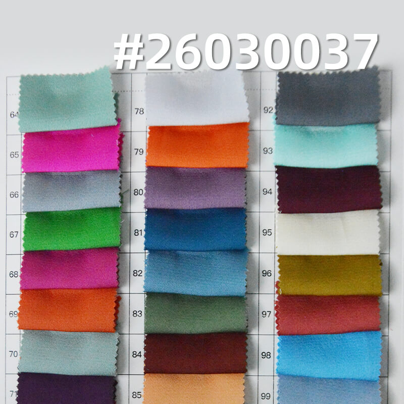 醋酸单面麻|145g/m2全涤色丁布|醋酸缎面布|女装衬衫 裙子 礼服面料