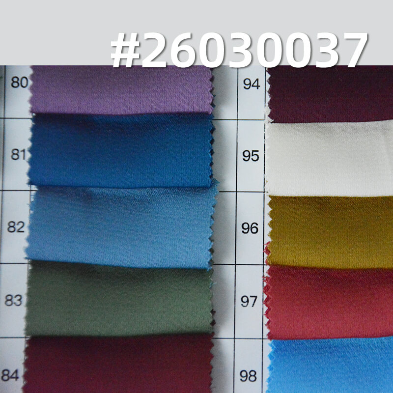 醋酸单面麻|145g/m2全涤色丁布|醋酸缎面布|女装衬衫 裙子 礼服面料