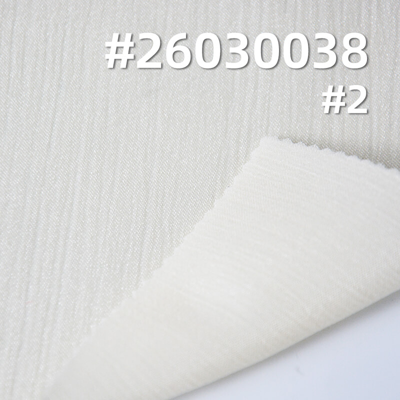 钻石缎面皱|135g/m2涤纶色丁布|皱感闪亮丝缎面|女装 衬衫 裙子 礼服 表演服面料