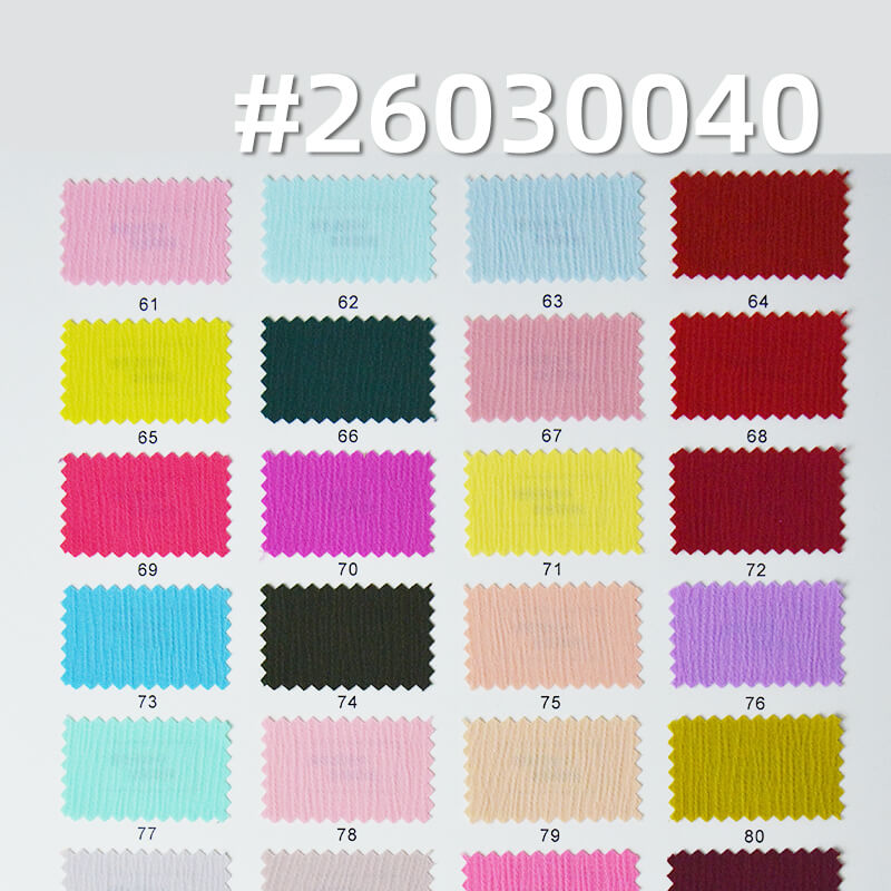 缎面千层皱(玉米皱)|150g/m2涤纶弹力色丁布|缎面垂感皱布|时尚衬衫 连衣裙 裤子 女装面料