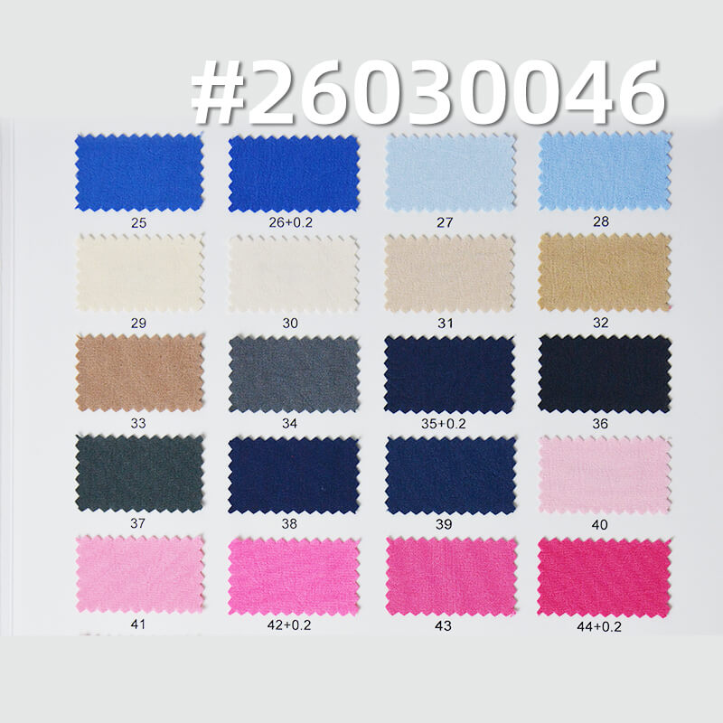 四面弹手抓花|120g/m2涤纶弹力皱布|平纹染色布|时尚女装 衬衫 裙子 休闲裤面料