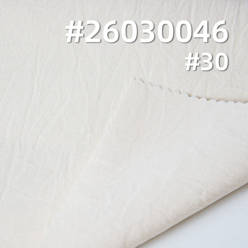 四面弹手抓花|120g/m2涤纶弹力皱布|平纹染色布|时尚女装 衬衫 裙子 休闲裤面料