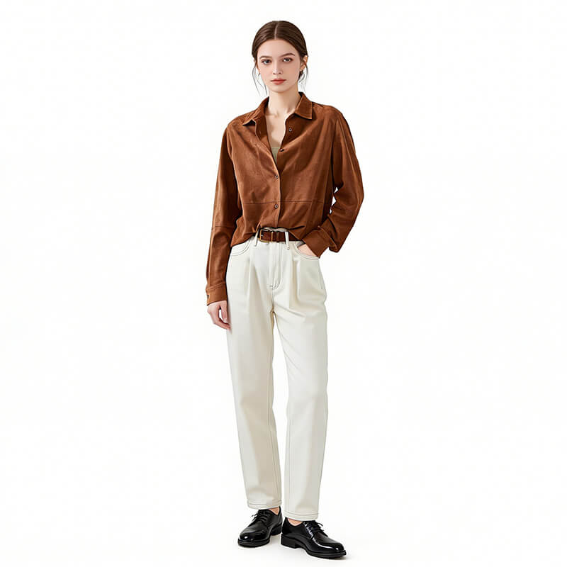 醋酸麻皱|160g/m2涤纶小提花染色布|垂感皱布|时尚女装 衬衫 裙子 休闲裤面料