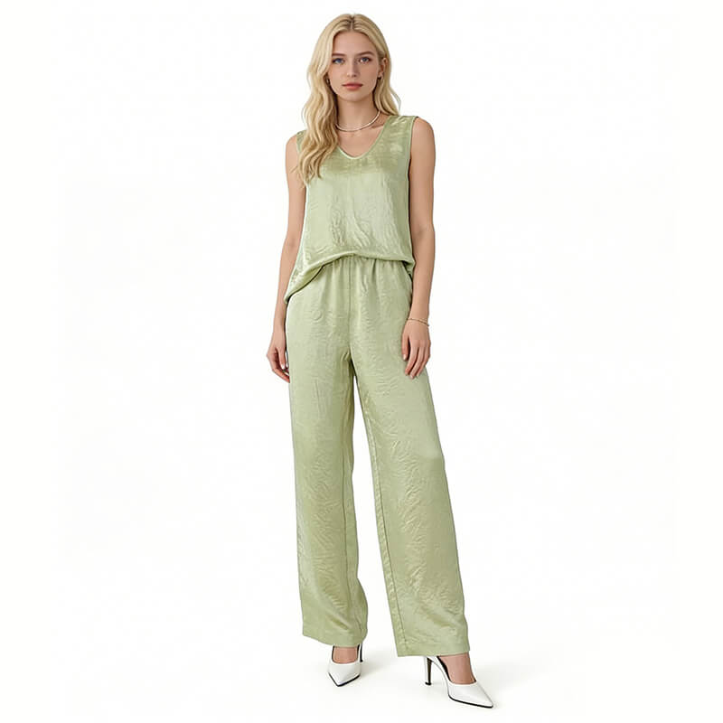 醋酸绒皱|140g/m2涤纶缎面色丁布|仿真丝绉布|时尚女装 裙子 衬衫 礼服面料