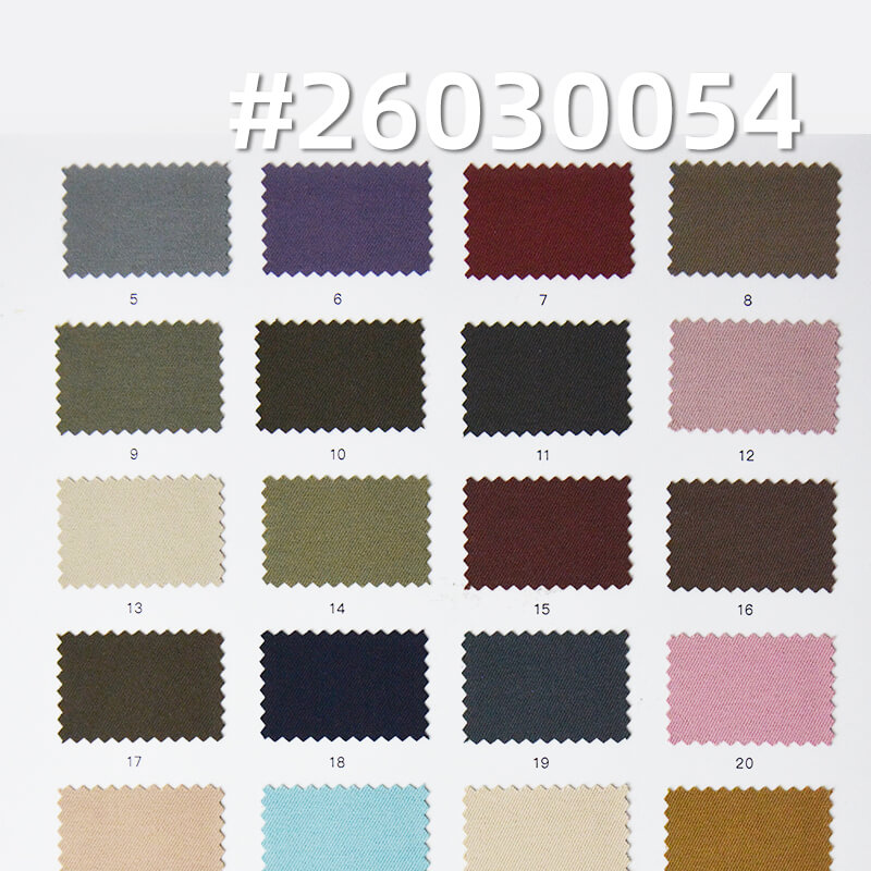 加厚免洗3/3斜纹布|280g/m2梭织涤纶双面斜|棉感抗皱保型|休闲裤 裙子 套装 时尚工装面料