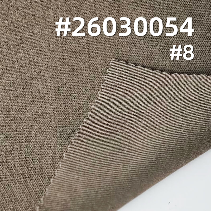 加厚免洗3/3斜纹布|280g/m2梭织涤纶双面斜|棉感抗皱保型|休闲裤 裙子 套装 时尚工装面料