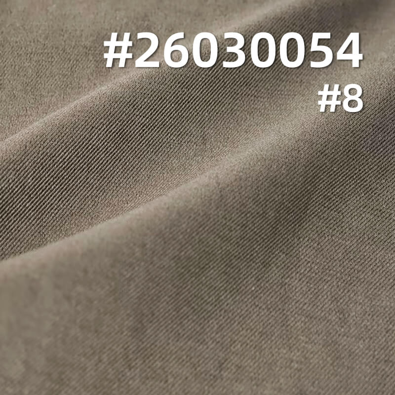 加厚免洗3/3斜纹布|280g/m2梭织涤纶双面斜|棉感抗皱保型|休闲裤 裙子 套装 时尚工装面料