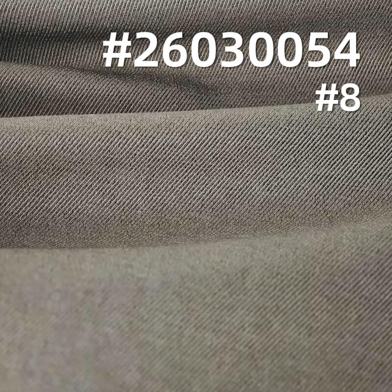 加厚免洗3/3斜纹布|280g/m2梭织涤纶双面斜|棉感抗皱保型|休闲裤 裙子 套装 时尚工装面料