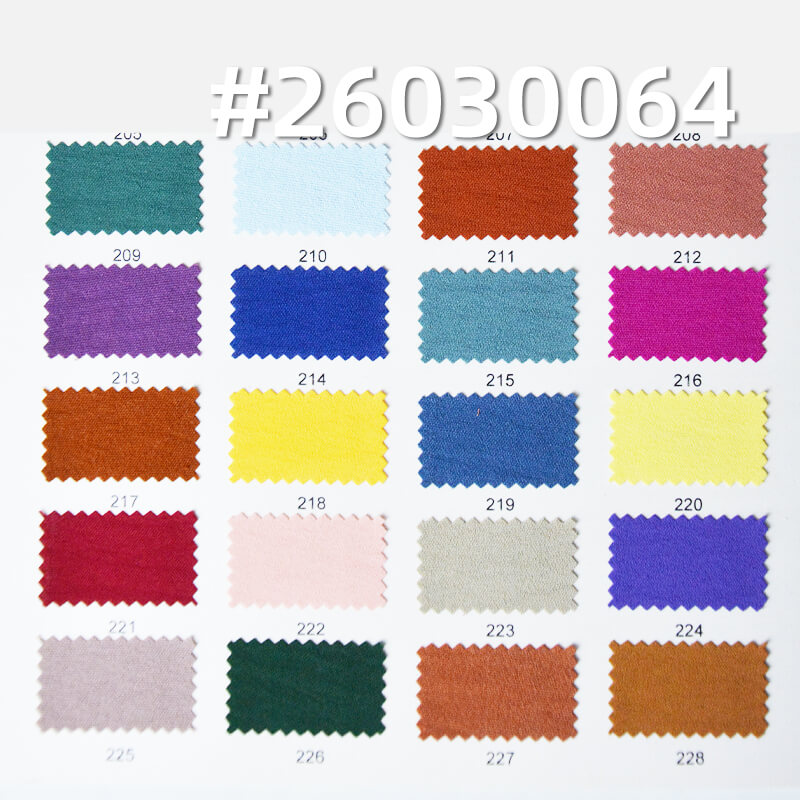 冰丝皱(起皱)|160g/m2涤纶平纹染色布|气流皱|仿棉麻皱布|休闲上衣 连衣裙 山本裤面料