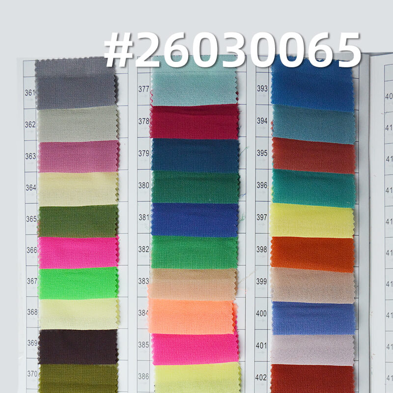 精品珍珠雪纺(强珠感)|85g/m2涤纶平纹染色布|雪纺珠布料|时尚上衣 汉服 古装 裙子面料