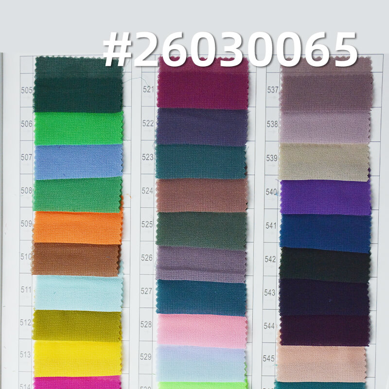 精品珍珠雪纺(强珠感)|85g/m2涤纶平纹染色布|雪纺珠布料|时尚上衣 汉服 古装 裙子面料