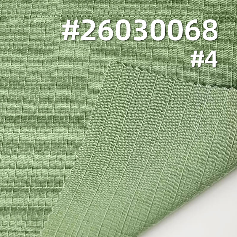 弹力秋田麻|145g/m2涤纶提花格染色布|弹力梭织布料|时尚衬衫 连衣裙 裤子面料