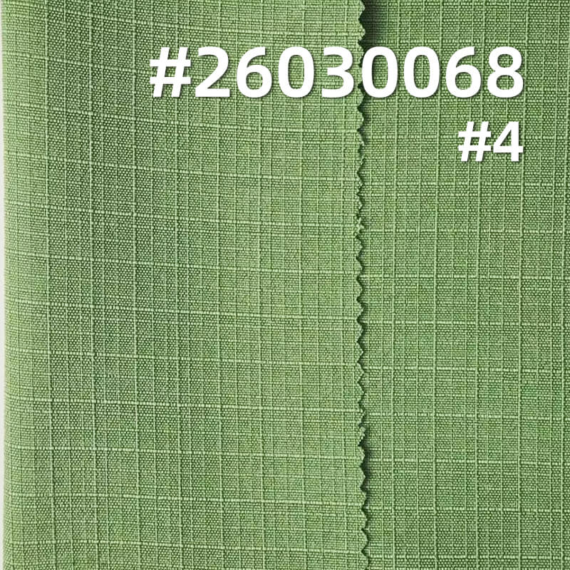 弹力秋田麻|145g/m2涤纶提花格染色布|弹力梭织布料|时尚衬衫 连衣裙 裤子面料