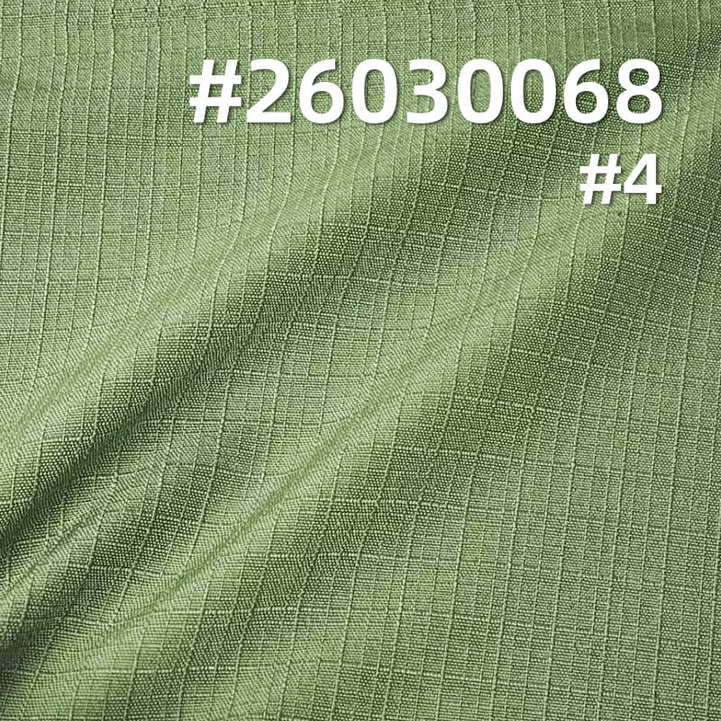 弹力秋田麻|145g/m2涤纶提花格染色布|弹力梭织布料|时尚衬衫 连衣裙 裤子面料