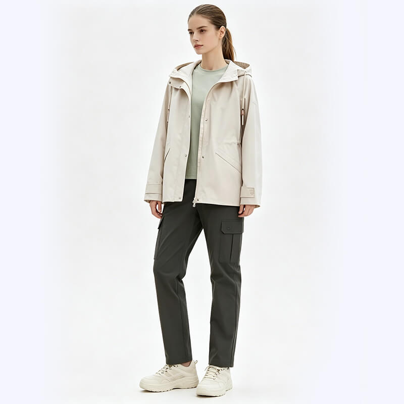 锦棉横条|185g/m2棉锦平纹染色布|棉尼龙|尼龙棉|雾感色调|休闲服 风衣 工装裤面料