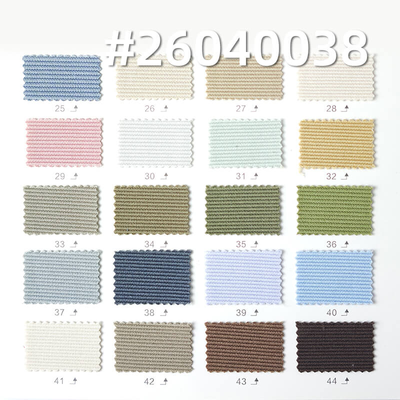 针织小楼梯布|280g/m2涤氨梯级布|肌理感高弹条纹布料|运动服 休闲上衣 裤子面料