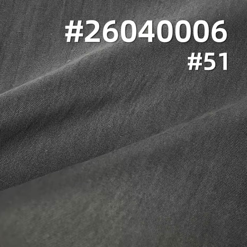 涤锦平纹布|115g/m2锦涤绒感布料|平纹皱染色布|风衣 休闲上衣 工装裤 山本裤面料