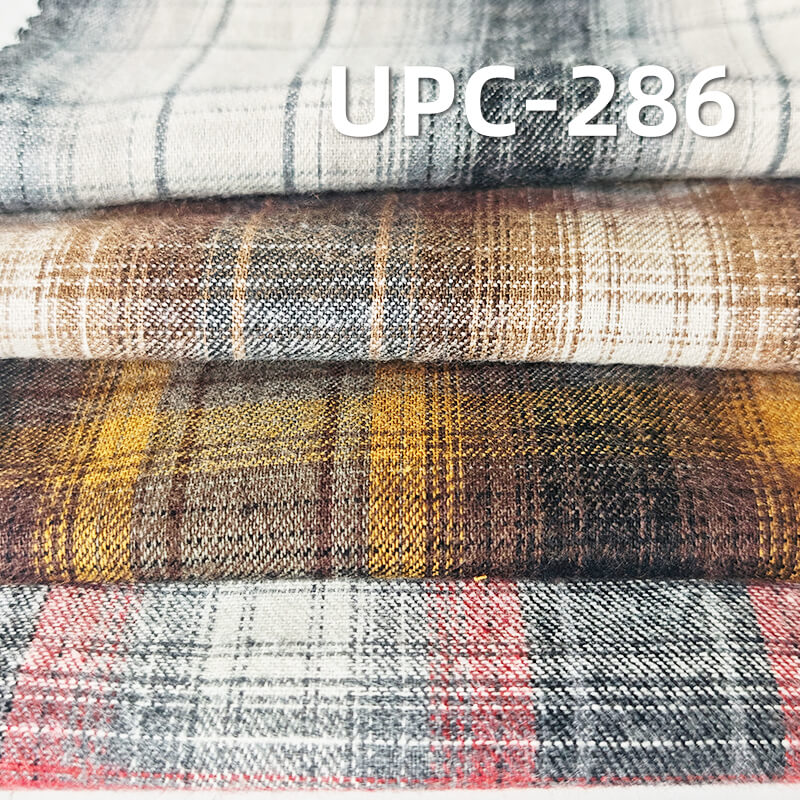 全棉色织格子布|198g/m2纯棉抓毛格纹布料|格仔衬衫 学院风裙子 裤子面料 全棉色织格子布|198g/m2纯棉抓毛格纹布料|格仔衬衫 学院风裙子 裤子面料