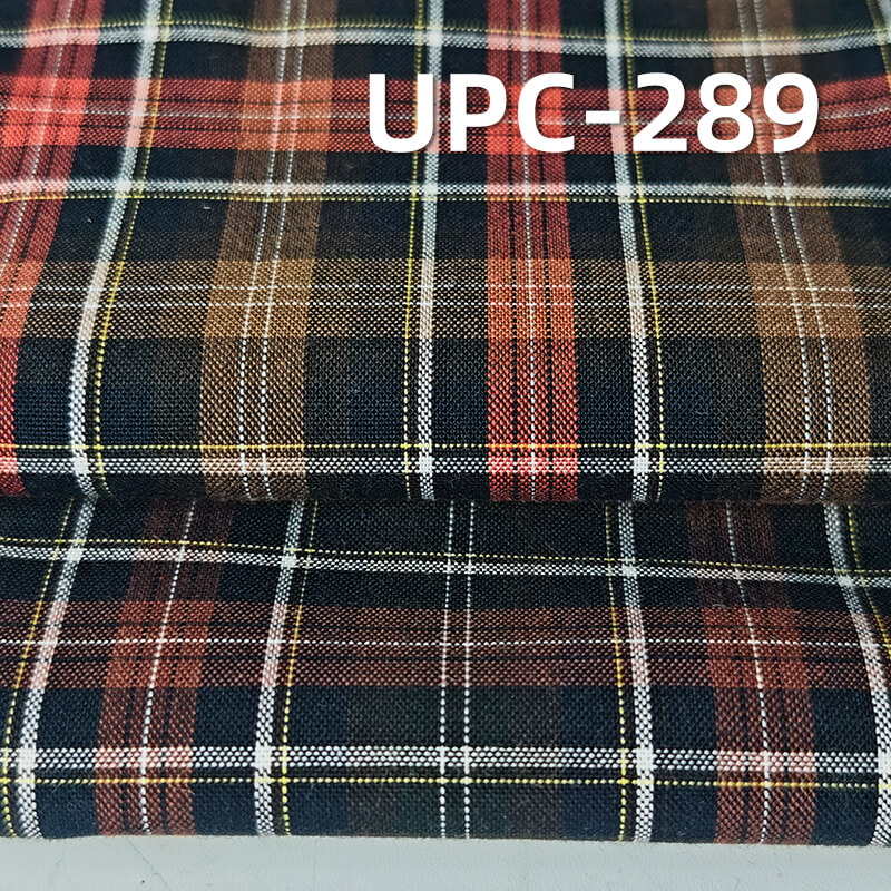 全棉色织格子布|120g/m2纯棉梭织平纹布料|格仔衬衫 裙子 裤子面料