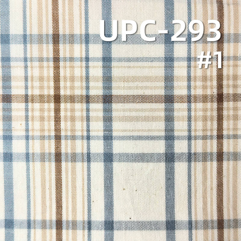 全棉色织格子布|110g/m2纯棉平纹布料|英伦风格仔衬衫 裙子 裤子面料
