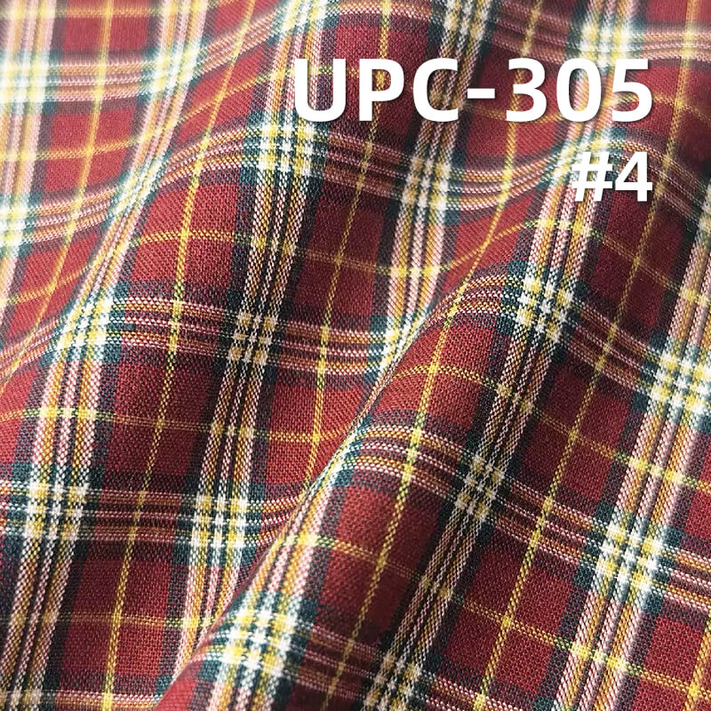全棉色织格子布|120g/m2纯棉平纹布料|英伦风格子布|格仔衬衫 连衣裙面料