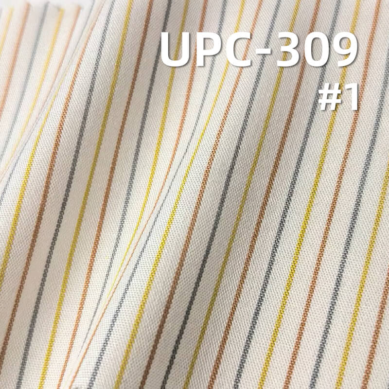 全棉色织条子布|106g/m2纯棉平纹布料|时尚条纹布|休闲衬衫 连衣裙面料