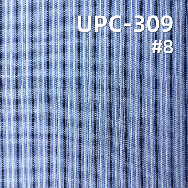 全棉色织条子布|106g/m2纯棉平纹布料|时尚条纹布|休闲衬衫 连衣裙面料
